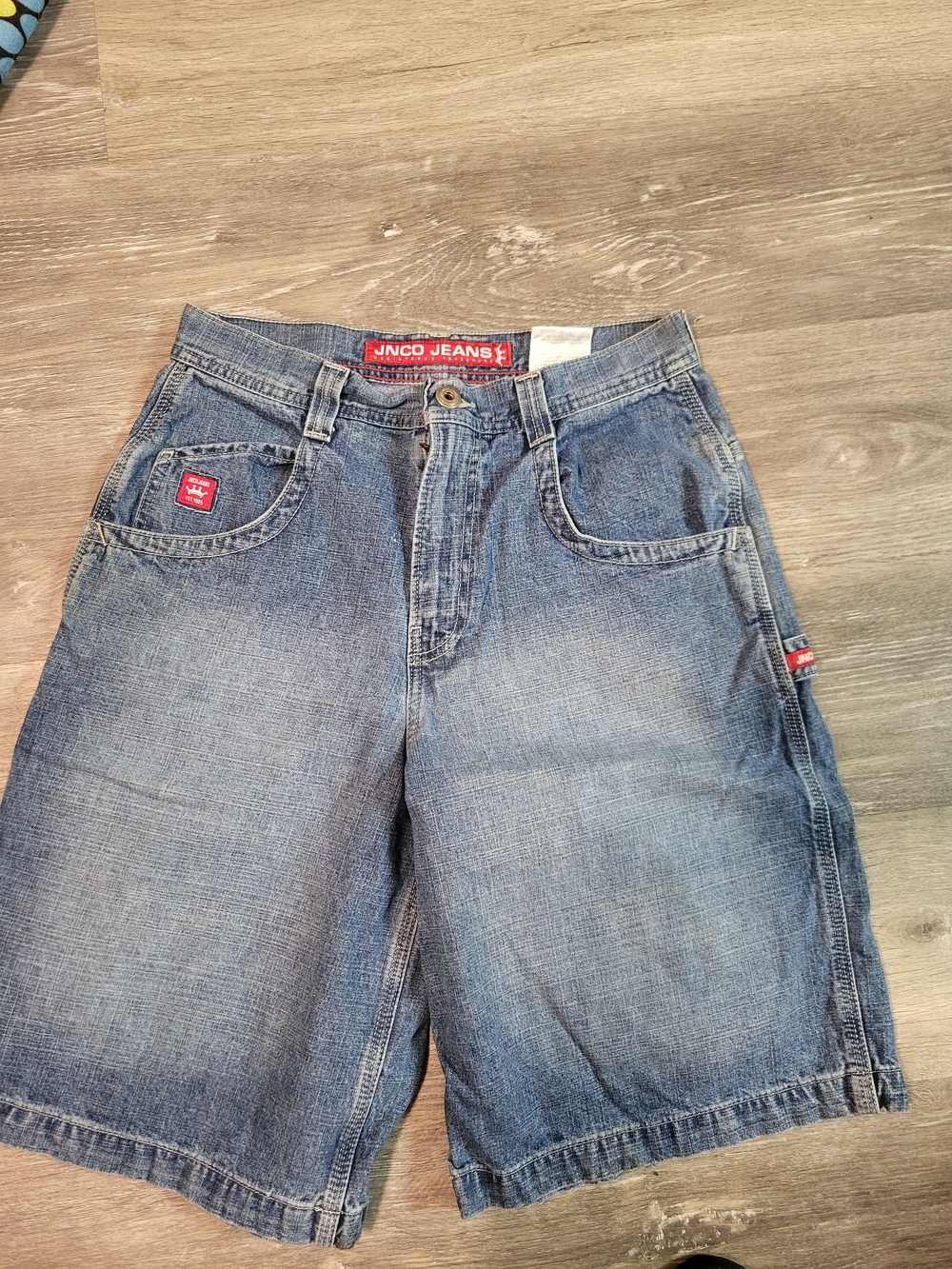 VTG  JNCO Jean Carpenter Shorts Stitched Crown Sz 30